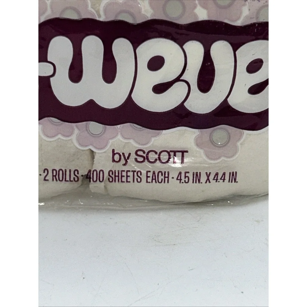 Vintage Scott Toilet Paper Soft-Weve 1980 Original Package Movie Prop